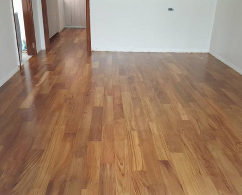 Teak flooring